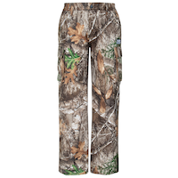 Yukon Gear Youth Insulated Water-Resistant Windproof Cargo Hunting Pants, Realtree Edge Camo Front_Flat