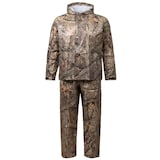 Combinaison imperméable à capuchon Huntworth, hommes, camouflage, tailles variées Front_Flat