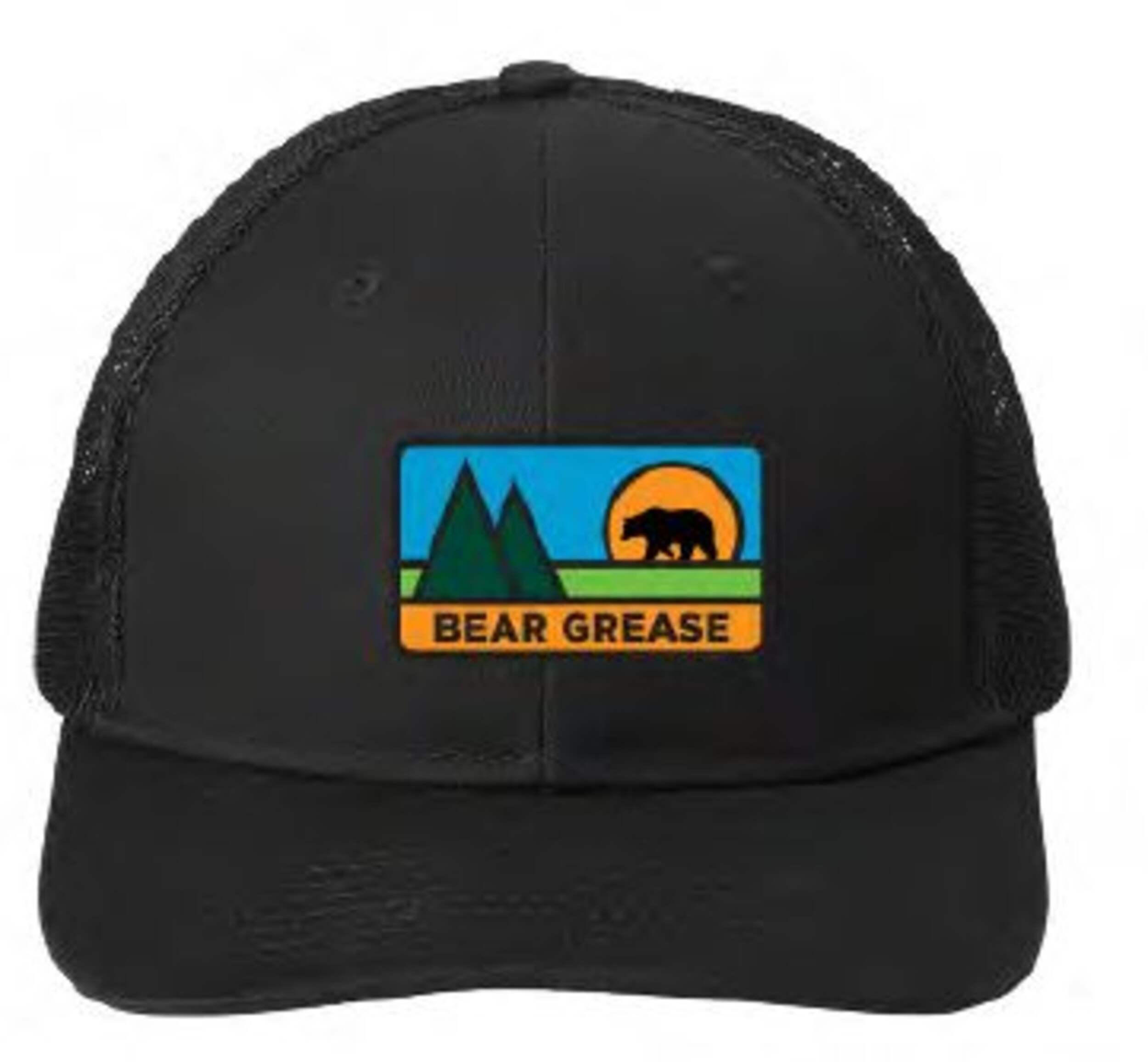 Casquette camionneur North Sylva MeatEater Bear Grease, noir Front_Elevated