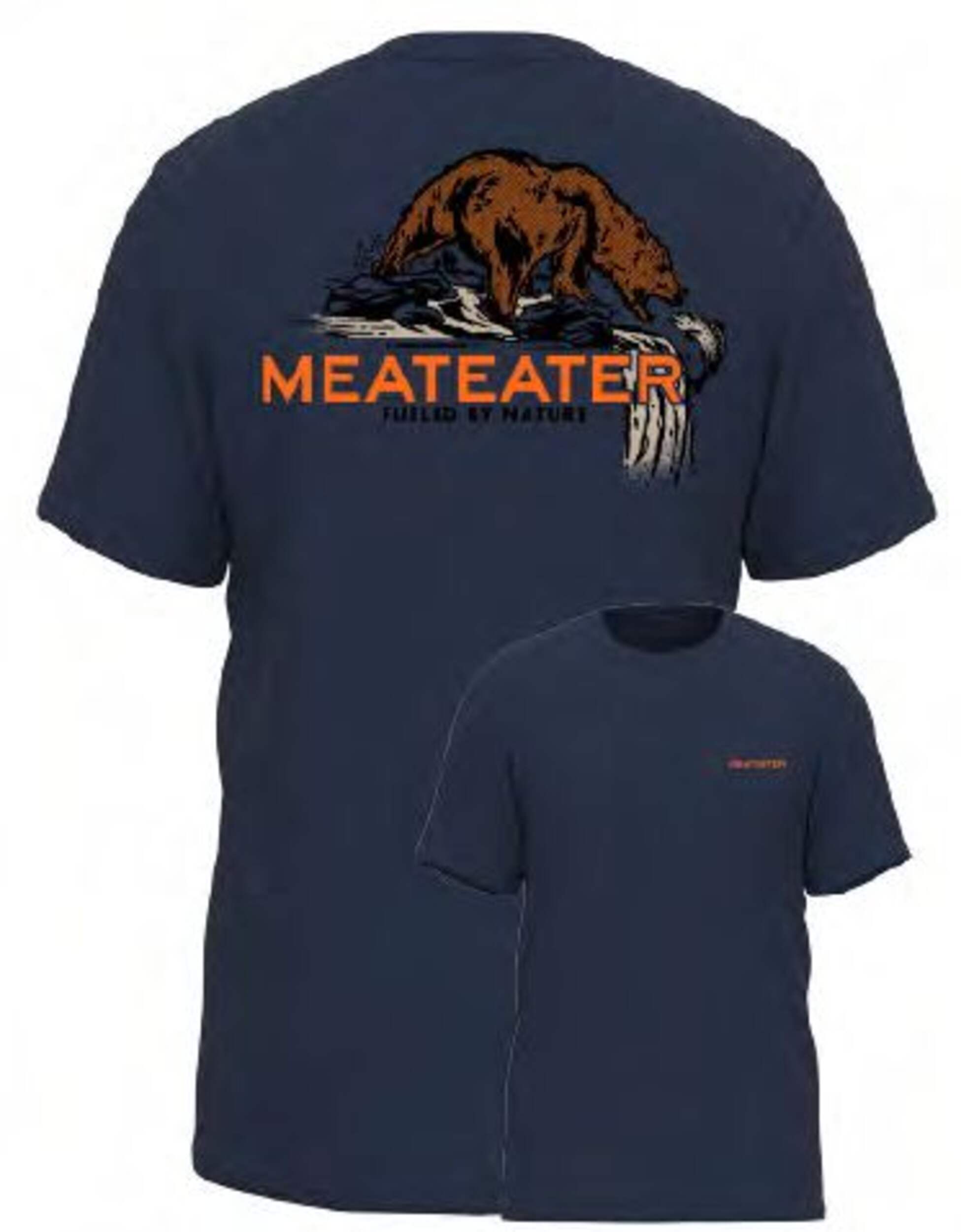 T-shirt marque ours North Sylva MeatEater, bleu marine chiné, grand Composite_or_Mixed