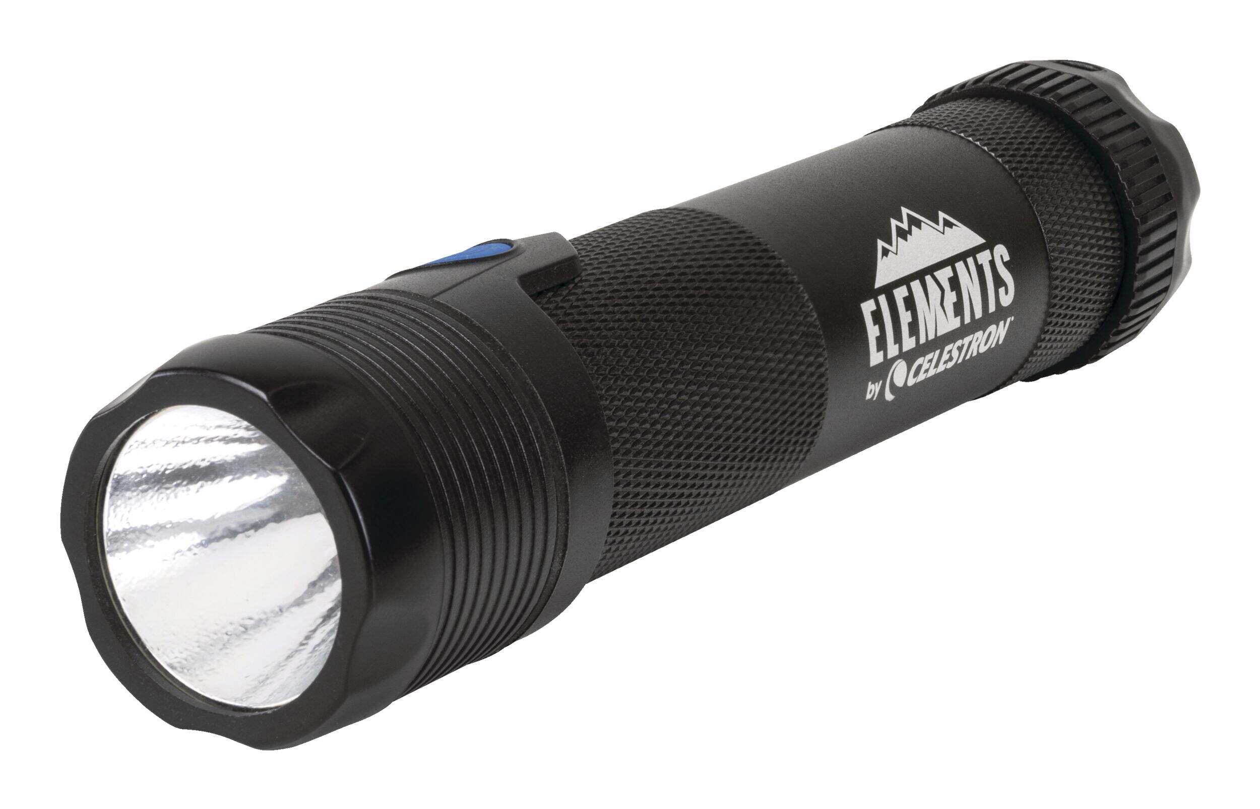 Celestron Elements ThermoTorch 3-in-1 Hand Warmer/Electronics Charger/Flashlight, Black Front_Three_Fourths_Angled_Left