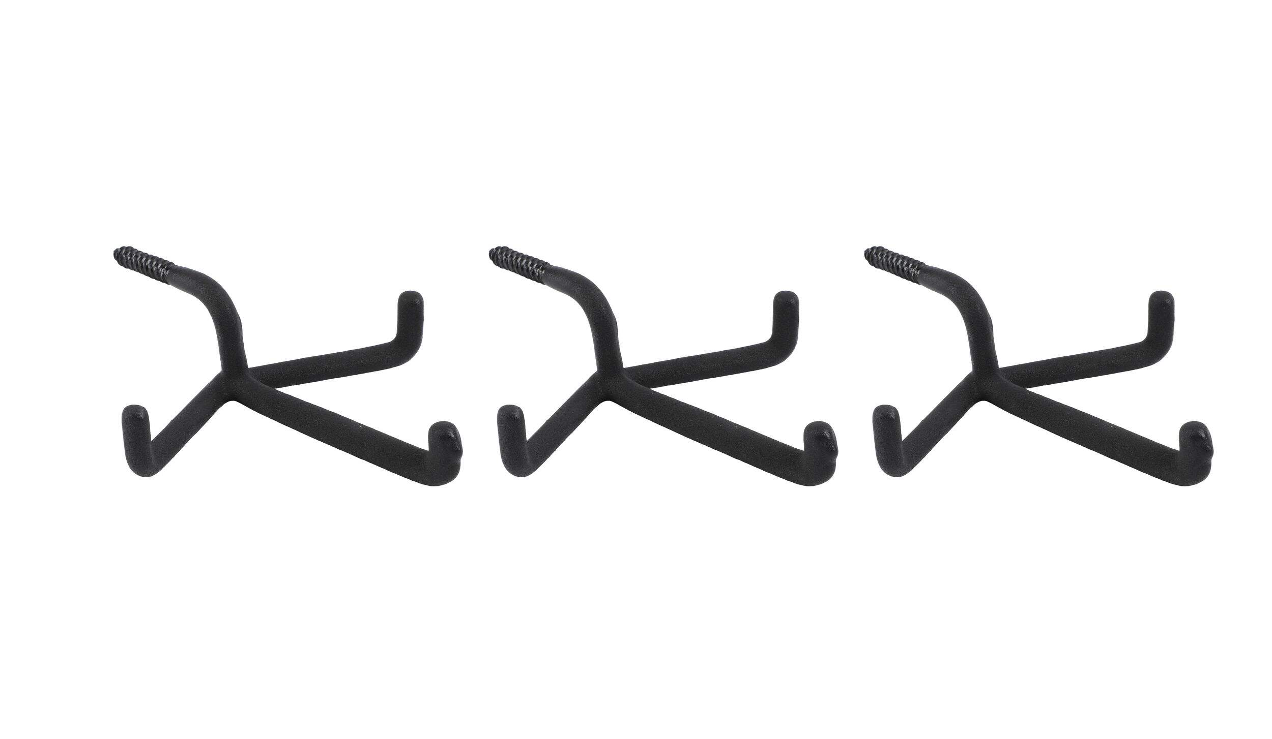 Mossy Oak Wall-Mount Hanger Hooks For Hunting Archery Bow/Crossbow Storage, 3-Pk Front_Three_Fourths_Angled_Right