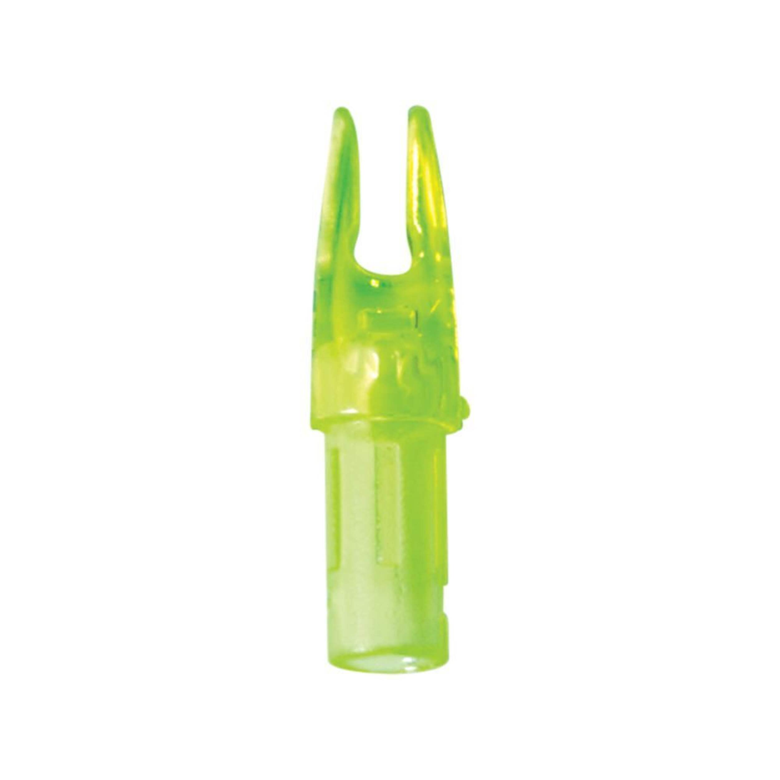Titan 68400 Arrow Nocks For Hunting Archery Bow/Crossbow, Green, 12-Pk Front_Flat