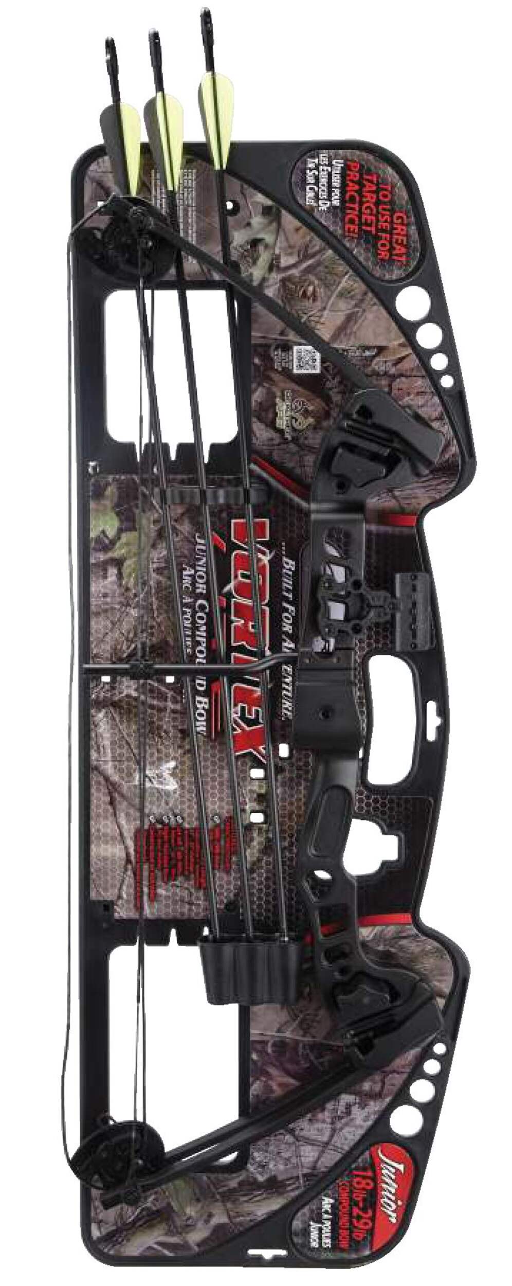 Vortex Lite Junior Kids' Adjustable ComPound Archery Bow, Right