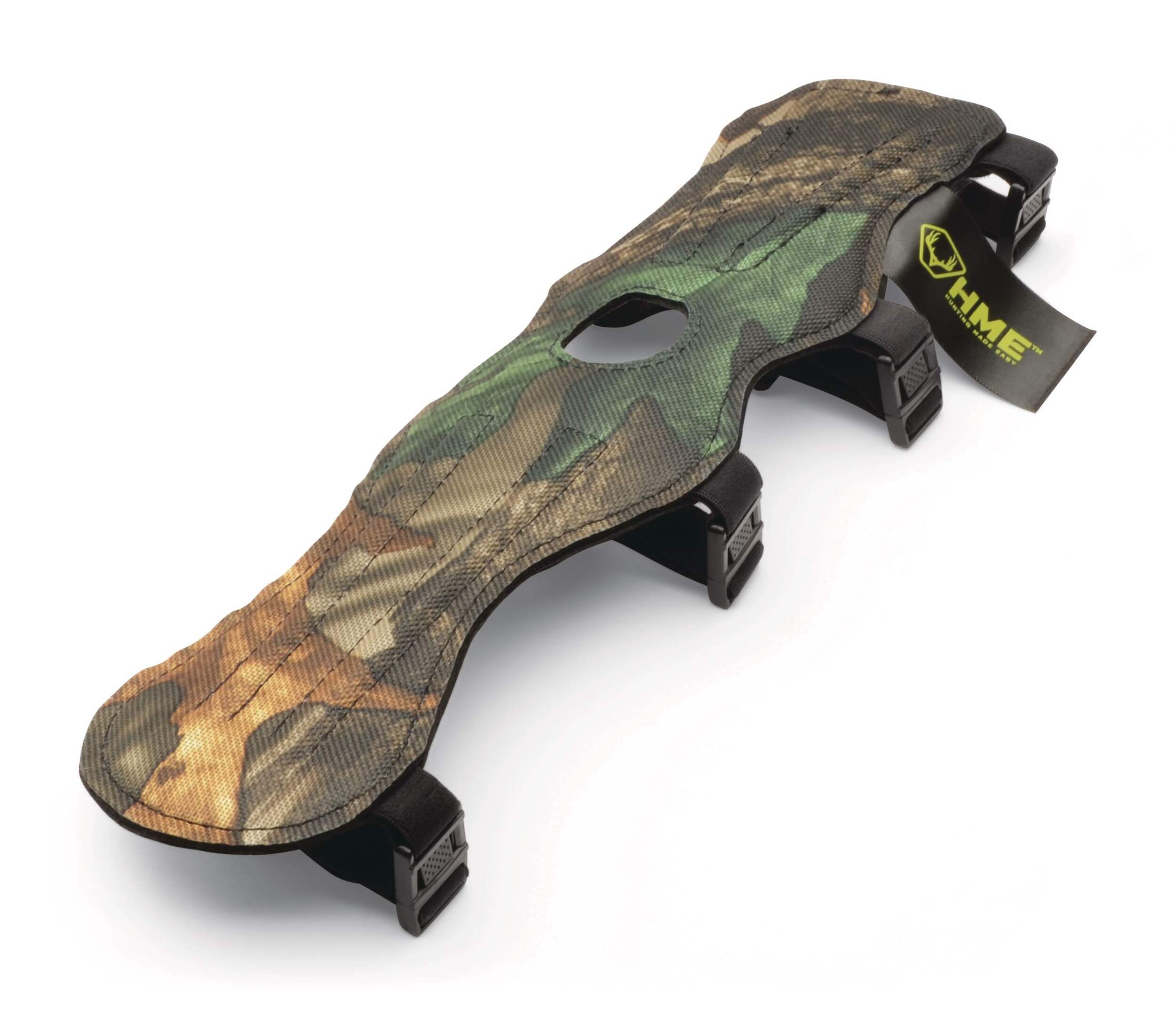 Hme Archery Armguard, Camoflauge Front_Three_Fourths_Angled_Left