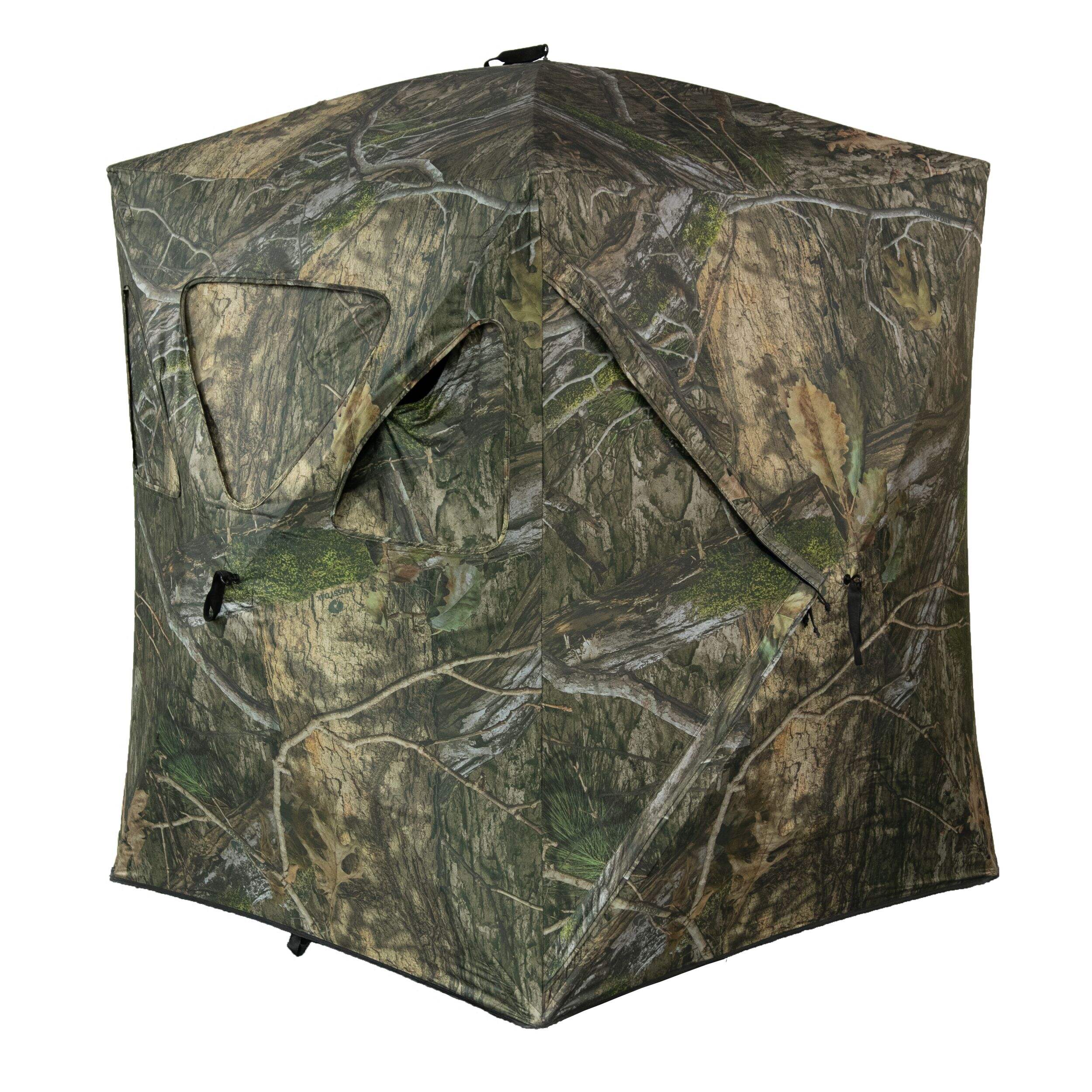 Ameristep Nexus Fire Retardant Hunting Blind with ShadowGuard Coating Front_Angled_Left