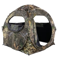 Ameristep Assassin Fire Retardant Ground Blind Front_Angled_Right