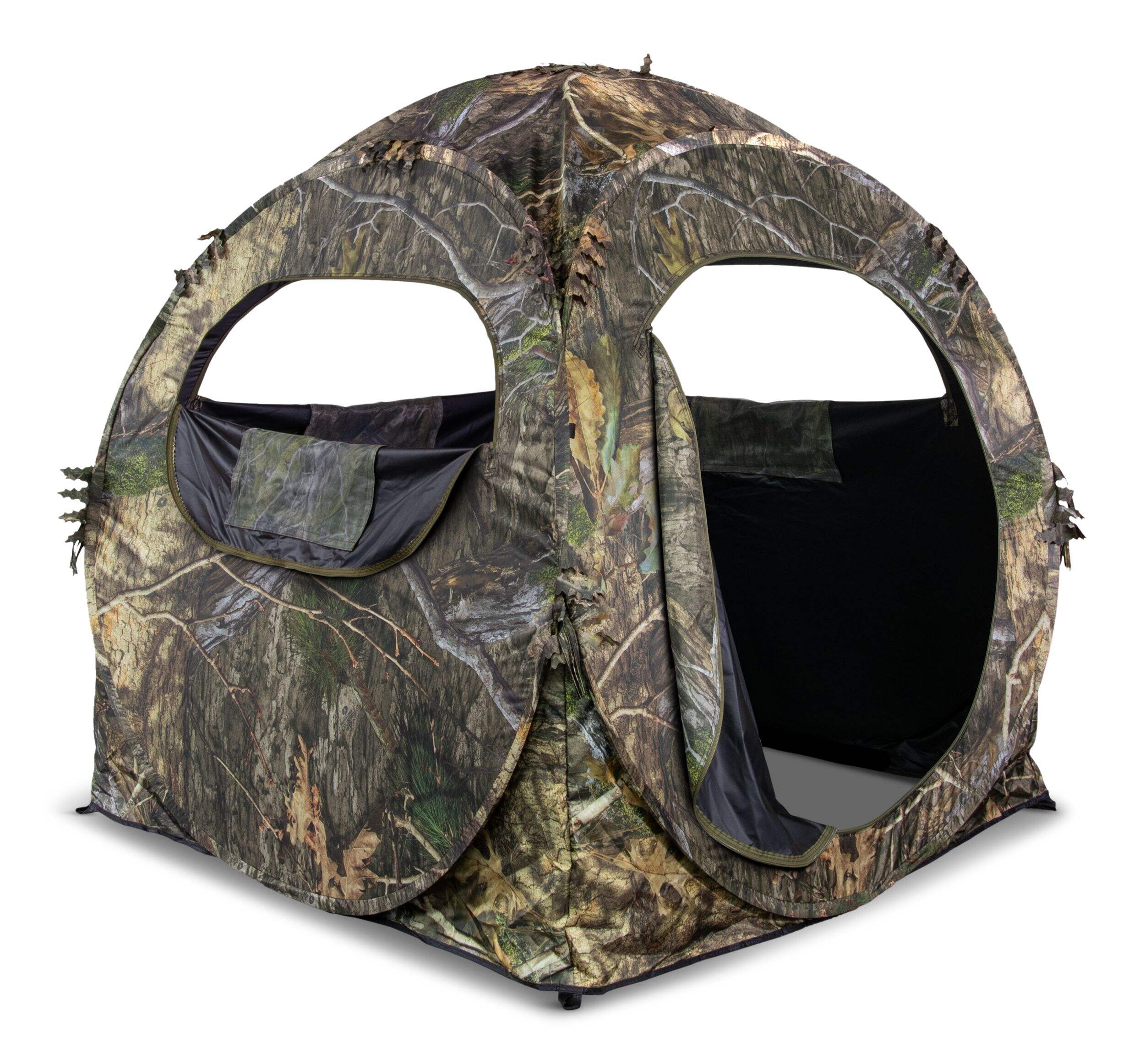 Ameristep Assassin Fire Retardant Ground Blind Front_Angled_Right