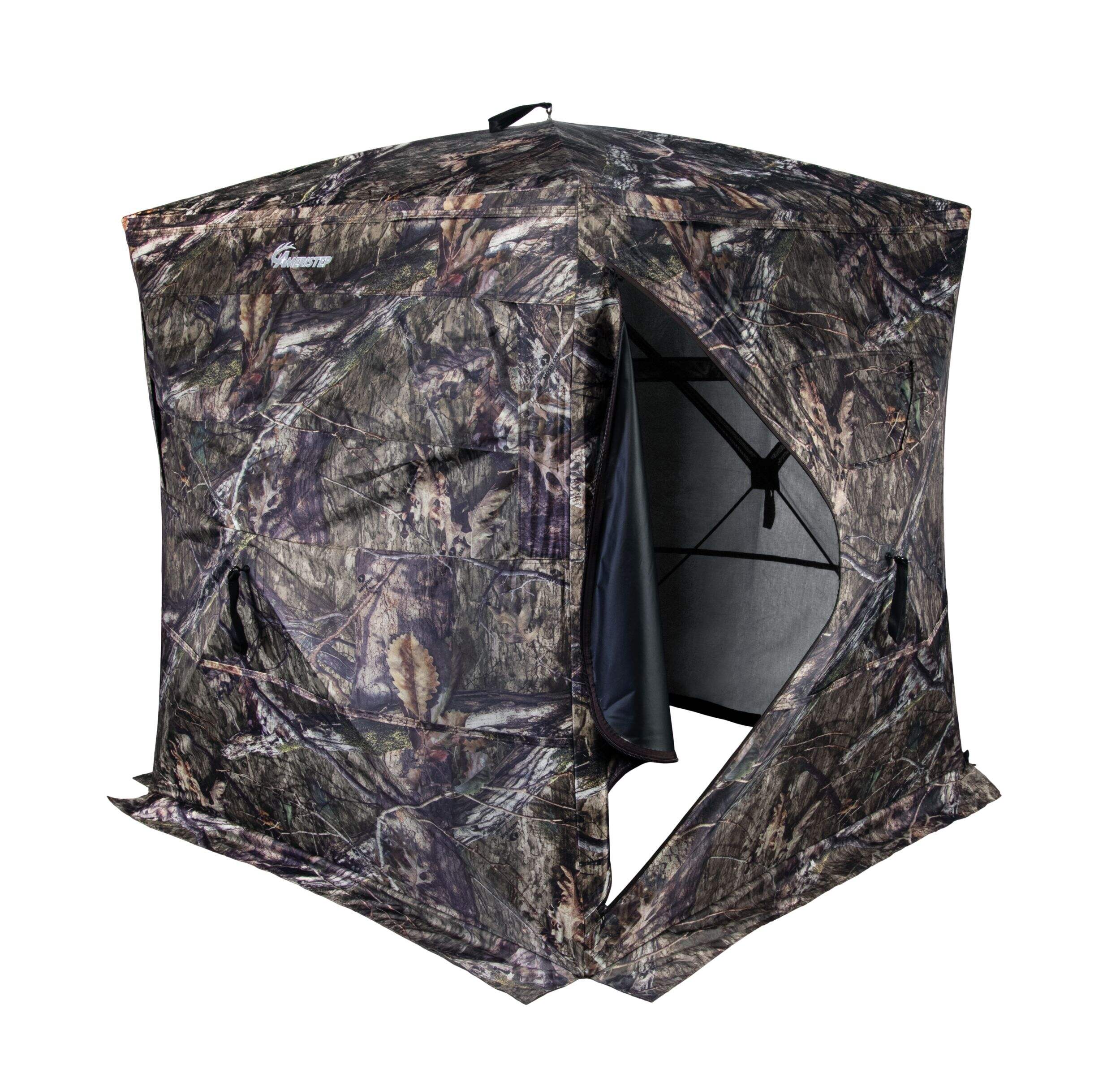 Ameristep Fieldview Extreme Fire Retardant Blind Front_Angled_Right