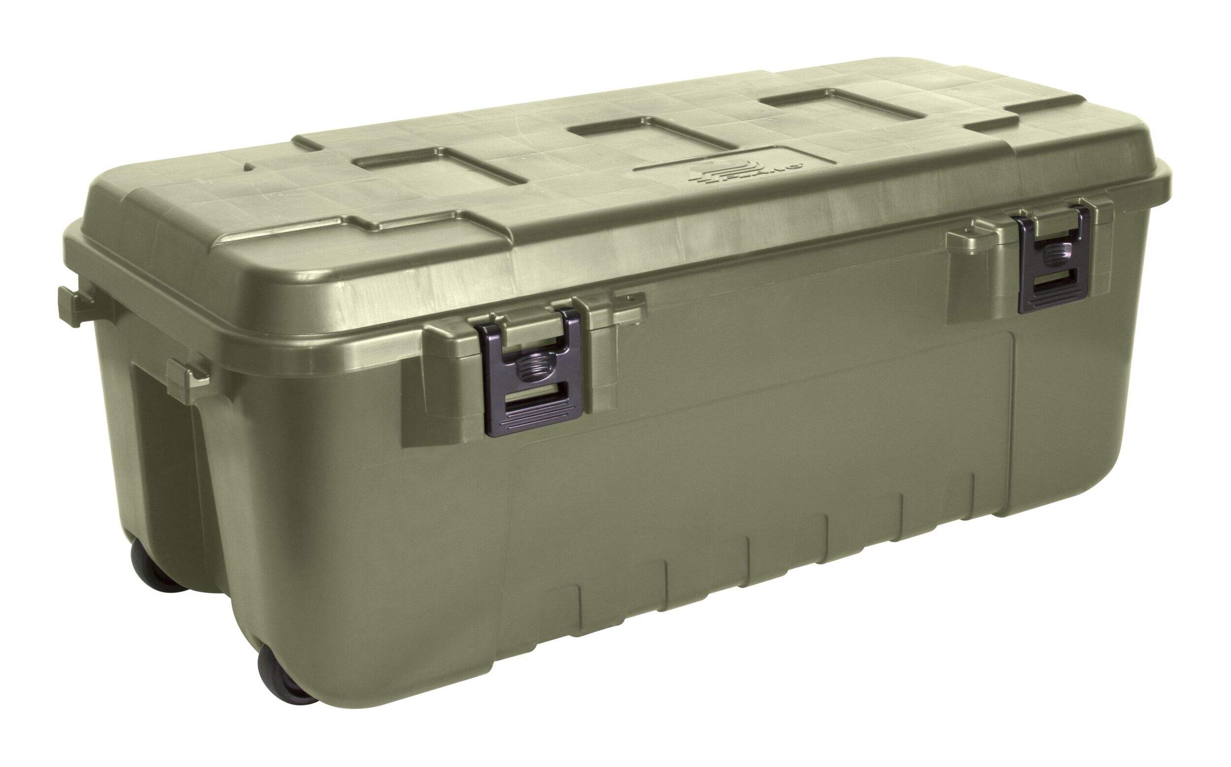 Plano XXL Weather-Resistant Storage Trunk/Tote , OD Green, 102 L Front_Angled_Right