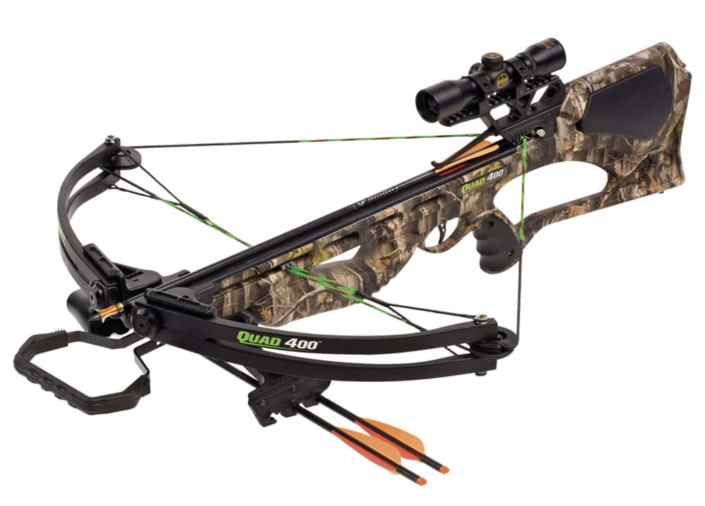 Ravin R14 Predator Hunting Crossbow Kit w/ Illuminated Scope, Arrows &  Field Tips, Camo