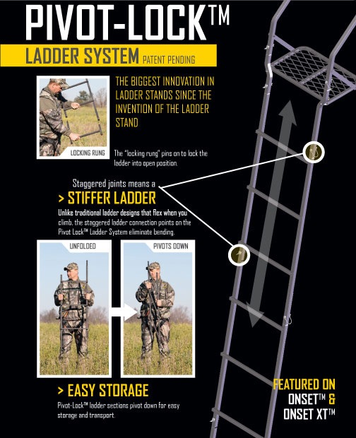 River's Edge 15ft Onset™ Ladder Stand Canadian Tire