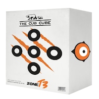 Zone T3 Tuff Arrow Archery Target, Poly/Plastic, Assorted Colours Front_Angled_Left