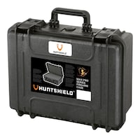 Huntshield Max Pro Series Large Pistol & Accessories Case Front_Three_Fourths_Angled_Left