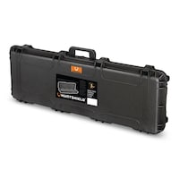 Huntshield Premium Gun Case, 43-in, Black Front_Three_Fourths_Angled_Left