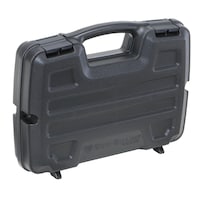 Plano Single Scoped Pistol Case, Black Front_Angled_Right
