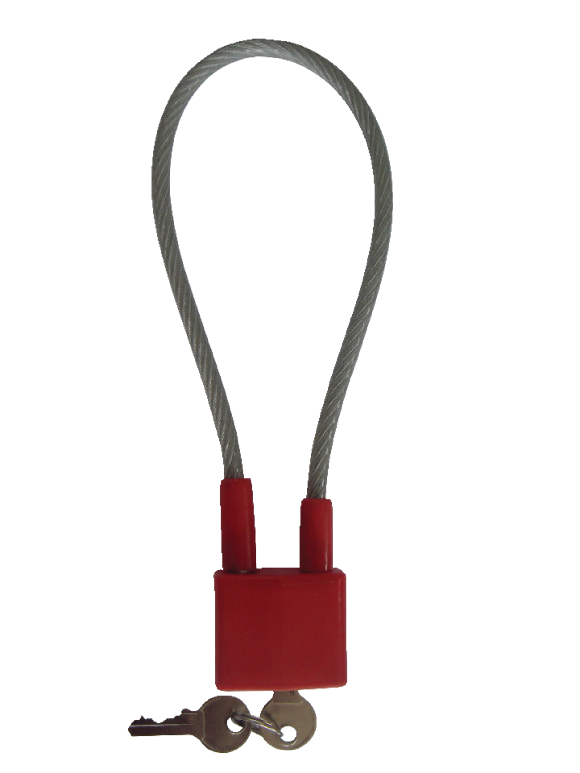Huntshield Gun Cable Lock with Key Lock, Includes 2-Keys Overhead_Flat