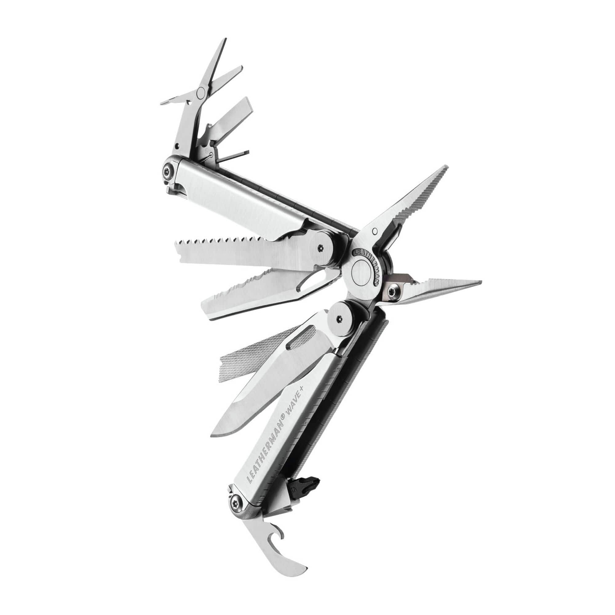 Leatherman black deals and silver wave