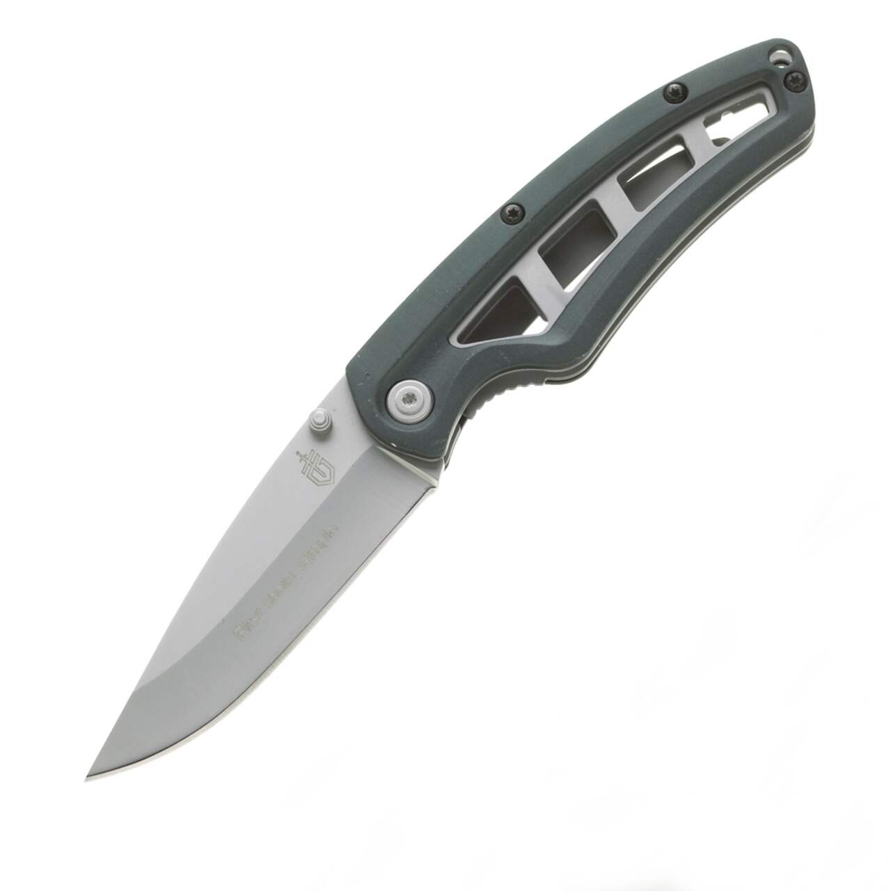 Gerber Ripstop II Stainless Steel Fine Edge Folding Pocket Knife, 7.4-in