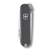 Victorinox Classic SD Printed Red Swiss Army Pocket Knife Front_Flat