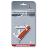 Victorinox Recruit Red Swiss Army Knife Front_Flat