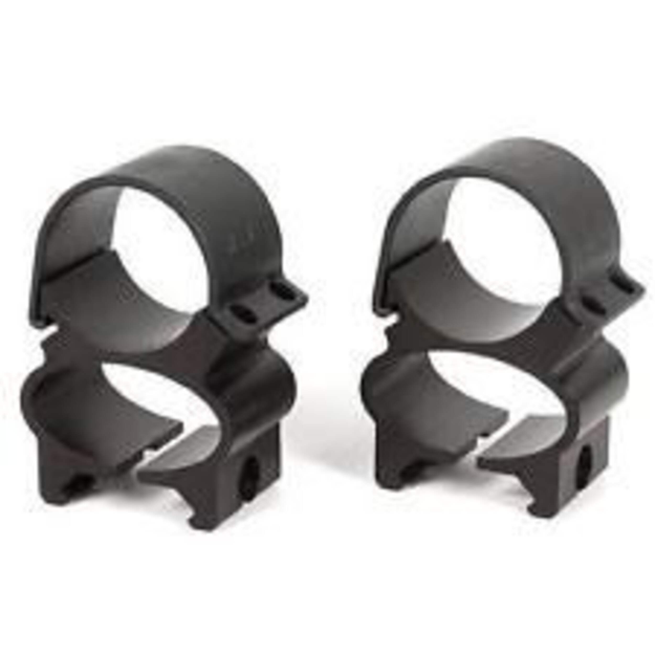 Weaver Detachable Top Mount SeeThru Scope Rings, Black, 1in