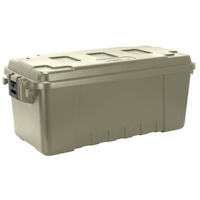 Plano Sportsman Storage Trunk w/ Locking Lids, O.D. Green, Medium, 64-L Front_Angled_Left