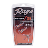 Pointe de flèche à tête large à 2 lames Rage X-Treme pour tir à l'arc, 125 grains, orange Front_Flat