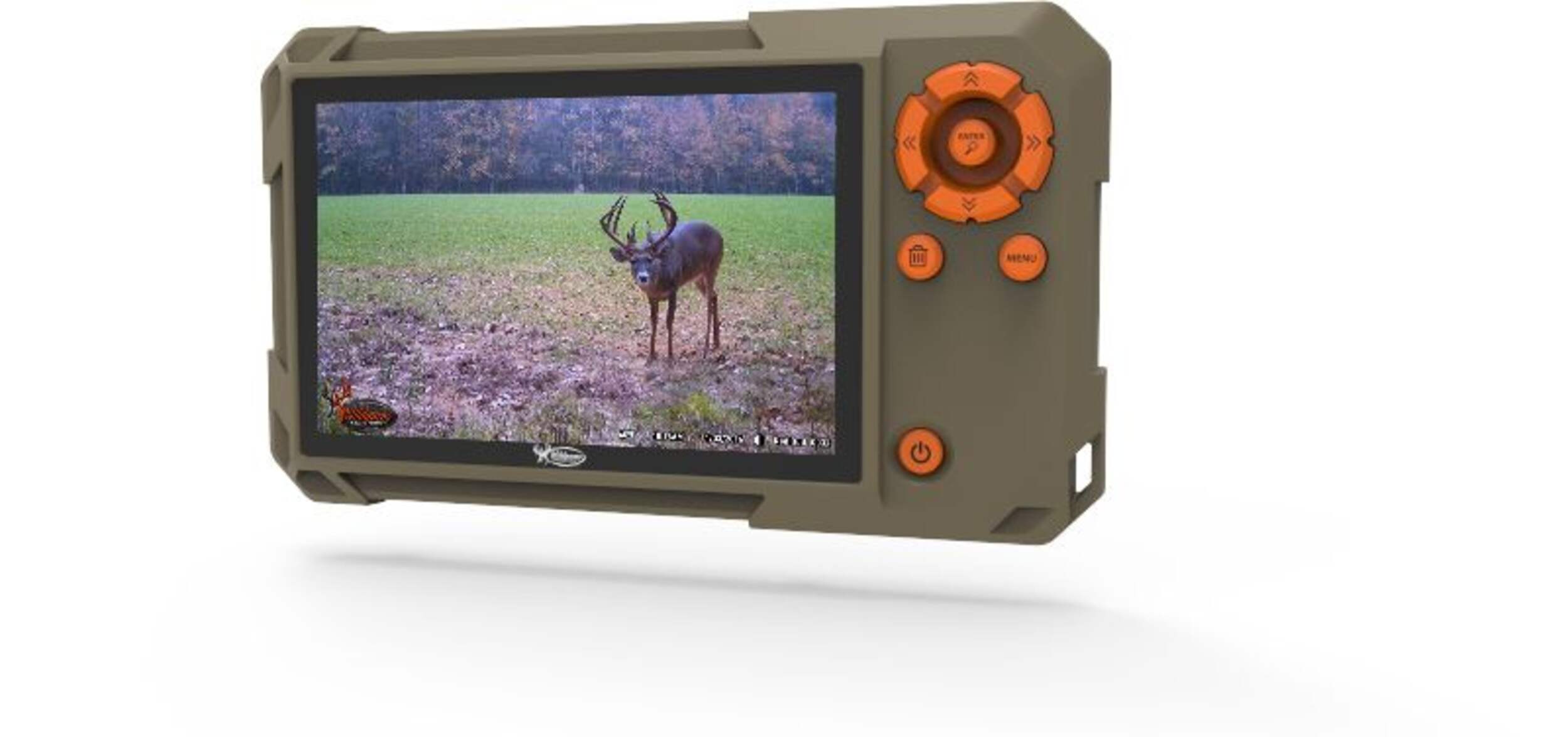 Wildgame Innovations Handheld Video & Image Trail Pad Viewer w/ 32GB SD Card Capacity Front_Angled_Right