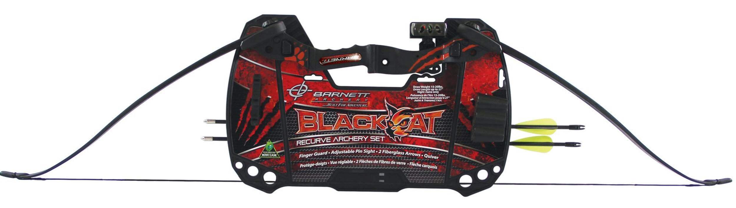 Barnett Black Cat Recurve Bow Front_Flat