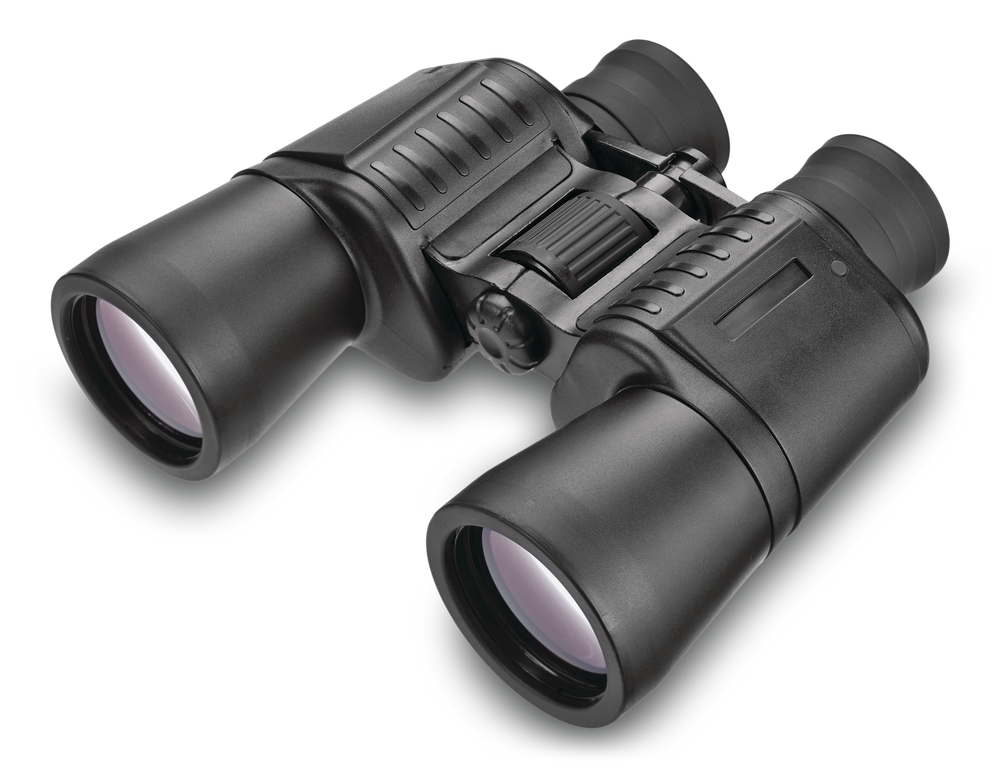 Outbound Long Range Pursuit Binoculars w/ Case & Cleaning Cloth, 10x50