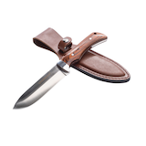 Huntshield Canadian All-Purpose Hunter Knife with Leather Sheath Composite_or_Mixed