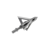 Pointe de flèche à tête large à 3 lames standard Muzzy Trocar pour tir à l'arc, 100 grains, argent Overhead_Plunge