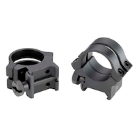 Anneaux de fixation en aluminium Weaver Quad Lock pour lunette de visée, très mat, 1 po