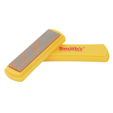 Smith's Diamond ComPact Knife & Small Cutting Tools SharPening Stone with Cover, 4-in Composite_or_Mixed