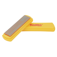 Smith's Diamond ComPact Knife & Small Cutting Tools SharPening Stone with Cover, 4-in Composite_or_Mixed