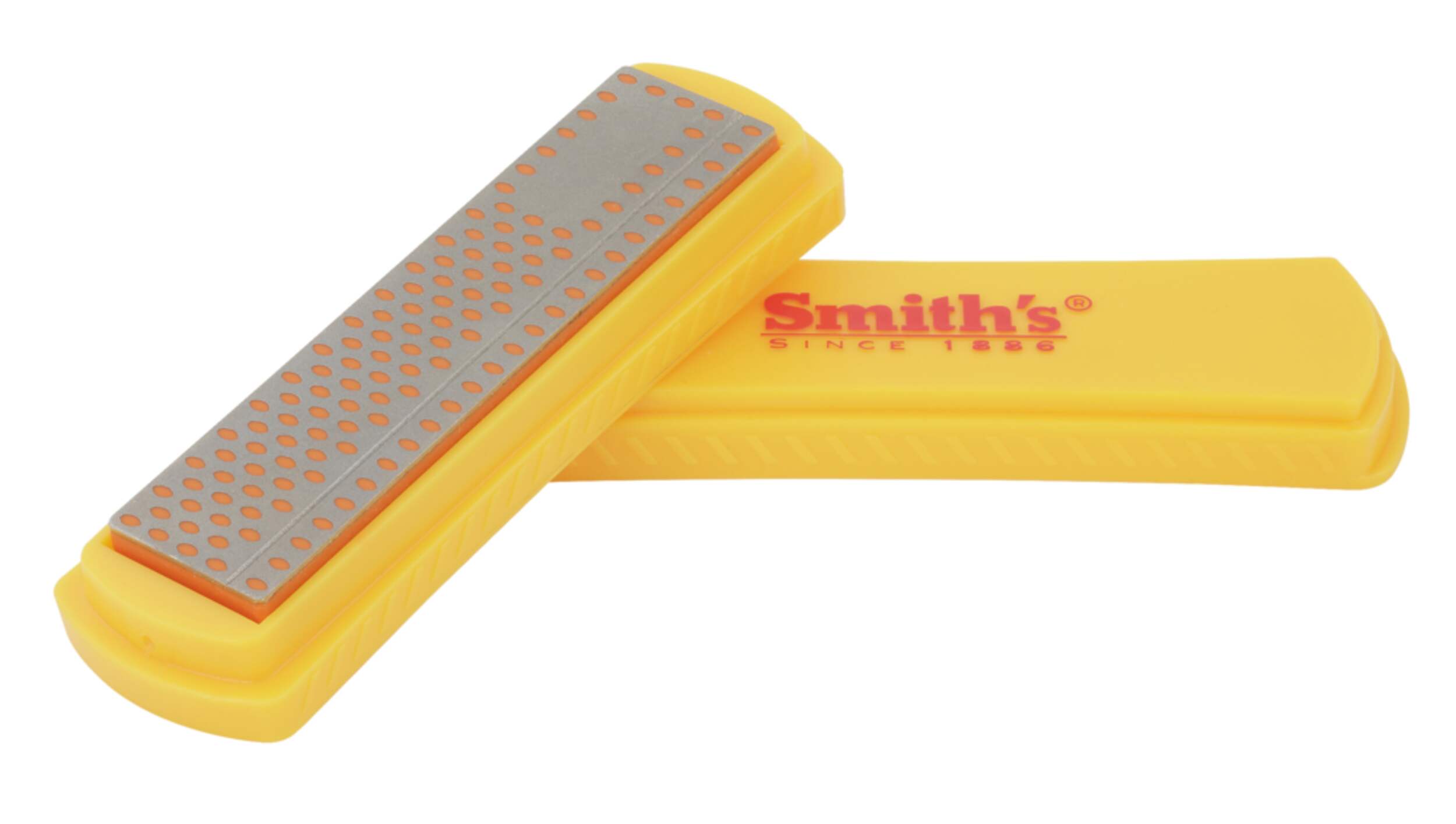Smith's Diamond ComPact Knife & Small Cutting Tools SharPening Stone with Cover, 4-in Composite_or_Mixed