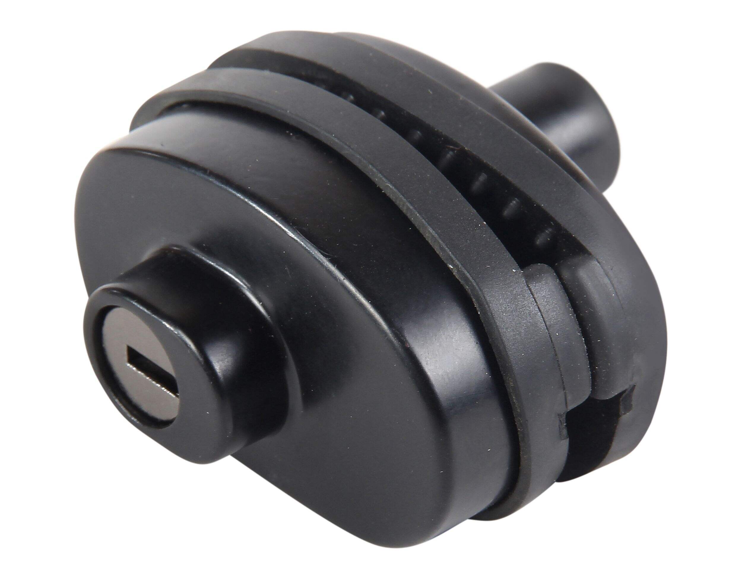 Huntshield 3-Key Gun Lock, Black, 3-Pk Front_Angled_Left