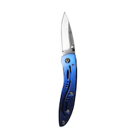 Couteau de poche pliant Outbound, 5 po, couleurs variées Front_Flat