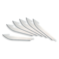 Outdoor Edge Razor-Lite Replacement Blades for Razor Series Knife, 3.5-in, 6-Pc