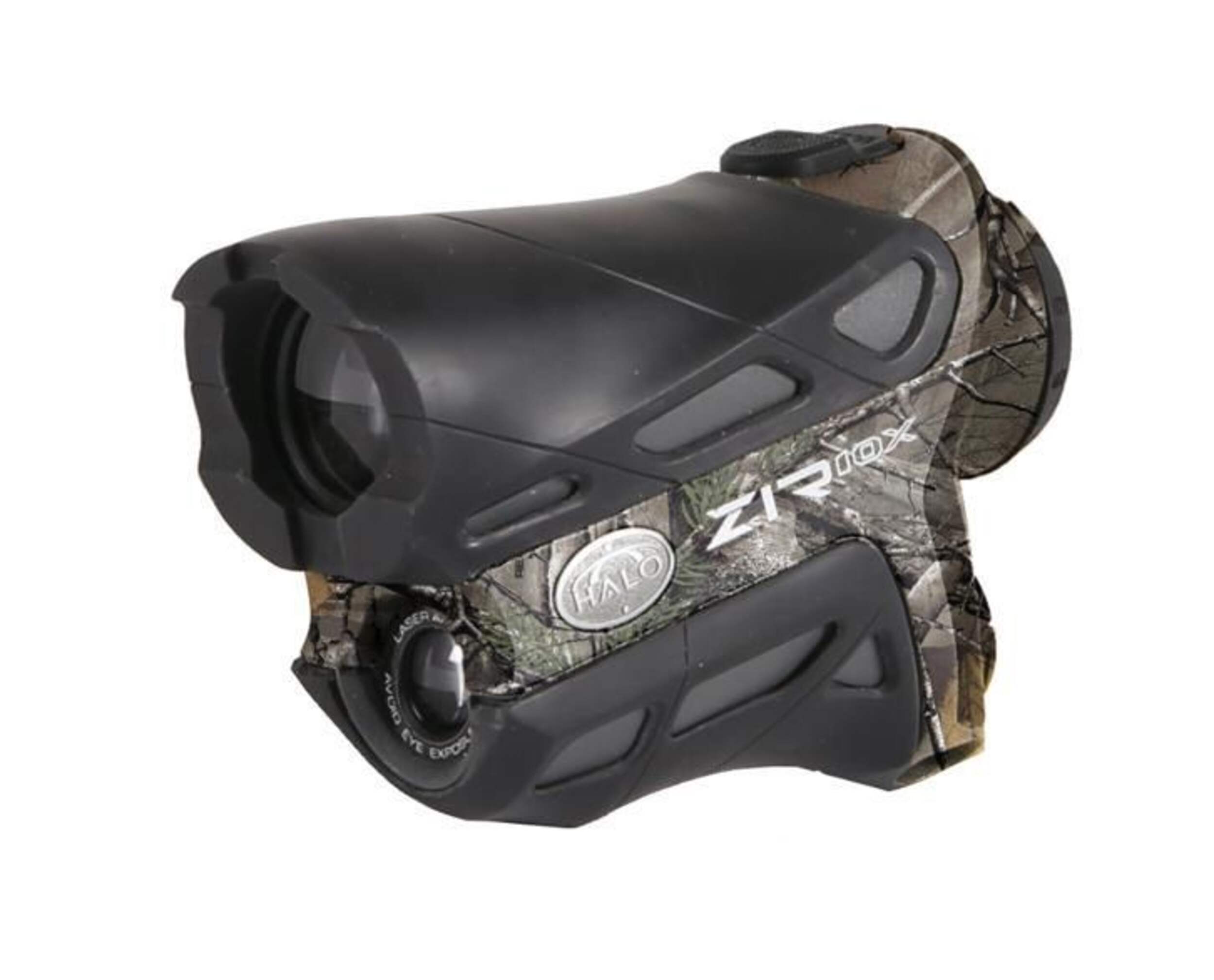 WGI Halo ZIR 10X Range Finder, Camo Front_Angled_Left