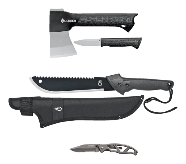 Couteau 3en1 Gerber Backcountry avec étui, paq. 3 Canadian Tire