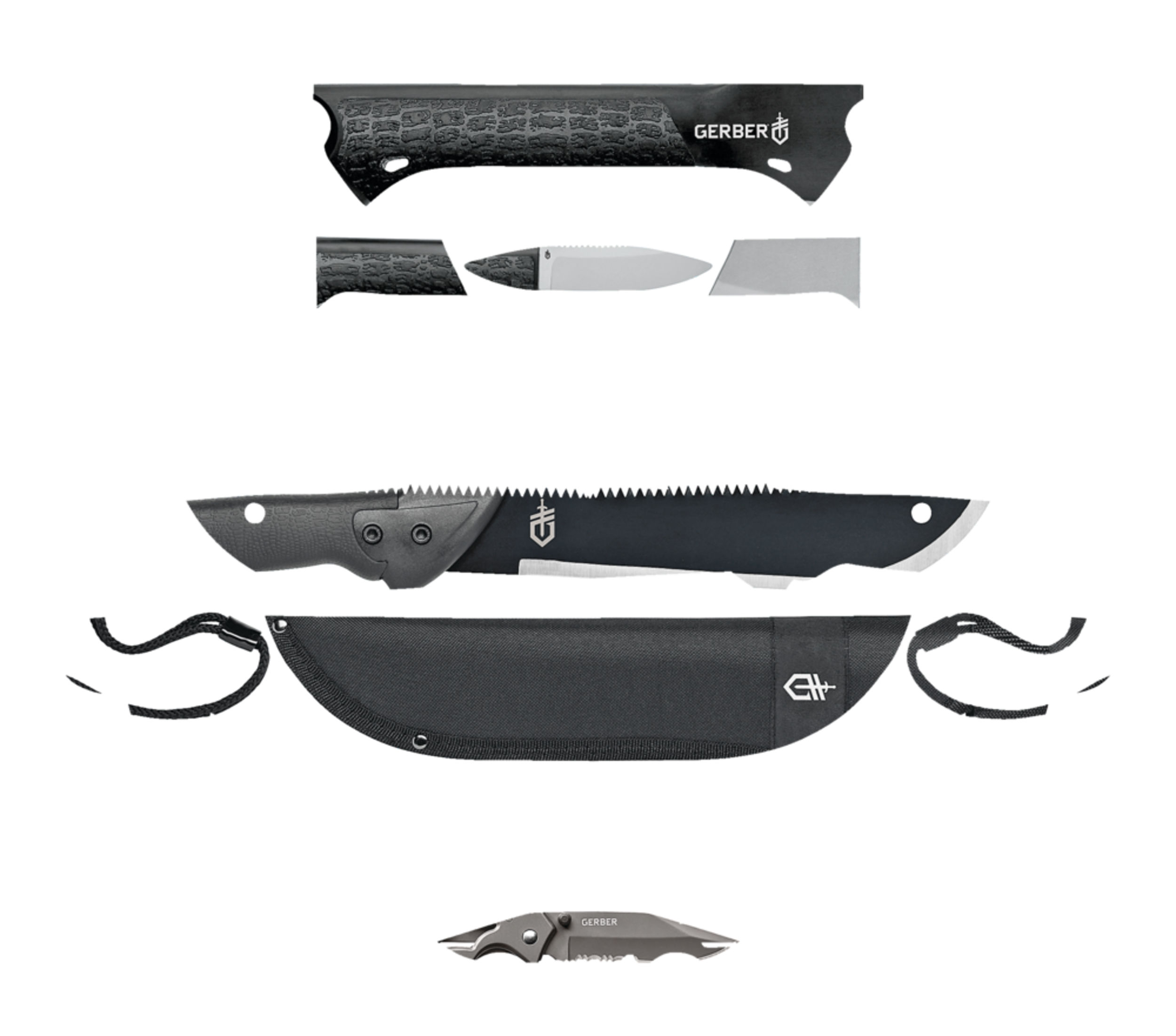 Gerber Backcountry 31 Knife Tool Kit w/ Sheath, 3Pc Canadian Tire