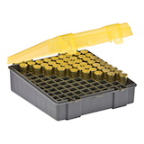 Plano 100-Round Lockable Hunting Shell Ammo Storage Box/Case For .41 Mag/.44 Mag/.45 Long Colt Front_Angled_Right