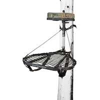 Hawk Mega Combat Portable Hang-On Hunting Tree Stand w/ Memory Foam Seat, 24 x 30-in