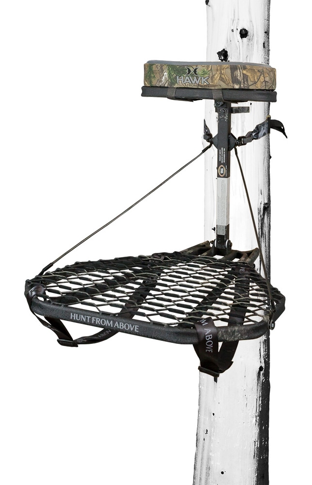 Hawk Mega Combat Portable HangOn Hunting Tree Stand w/ Memory Foam Seat, 24 x 30in Canadian Tire