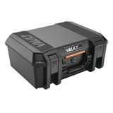 Pelican Vault V300 Pistol Large Case, Black, 17.5 x 14.2 x 7.1-in Front_Three_Fourths_Angled_Right