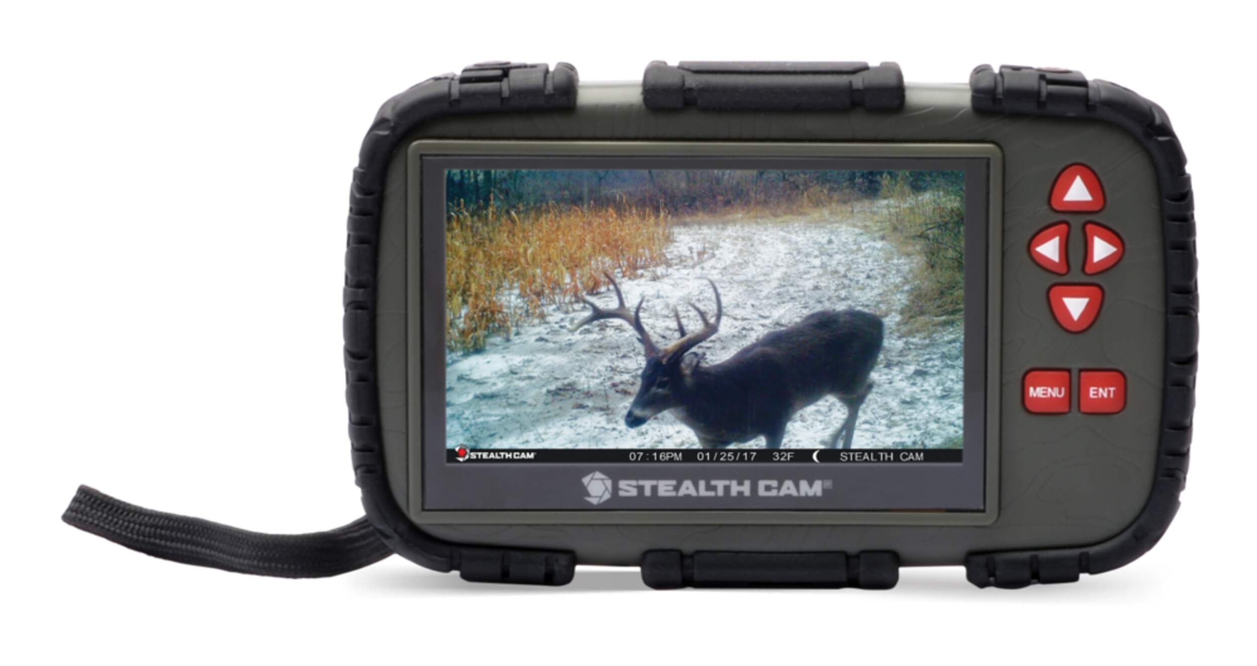 Stealth Cam Touchscreen SD Card Viewer For Hunting Trail Cameras Front_Elevated
