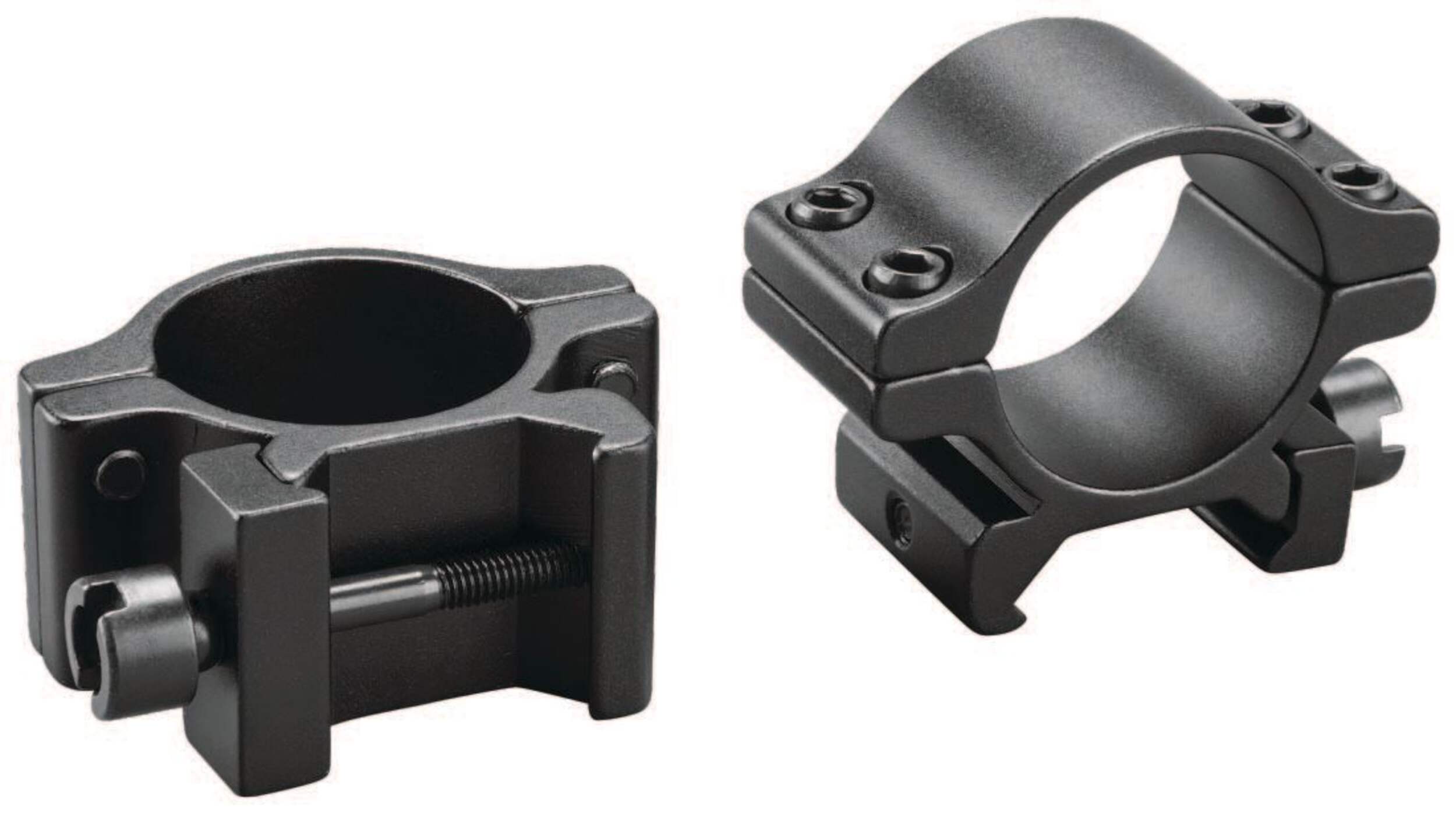 Tasco Detachable Aluminum Low Ring, Matte, 1-in Composite_or_Mixed