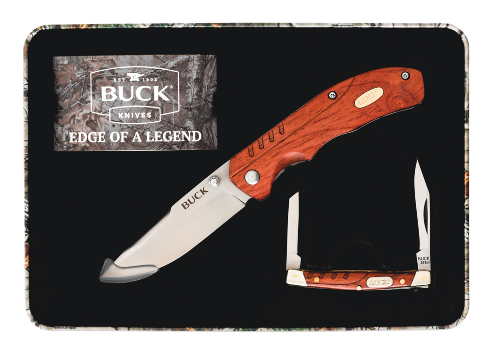Buck Knives 369 & 370 Collector's Edition Knife Combo with Tin, 2Pc